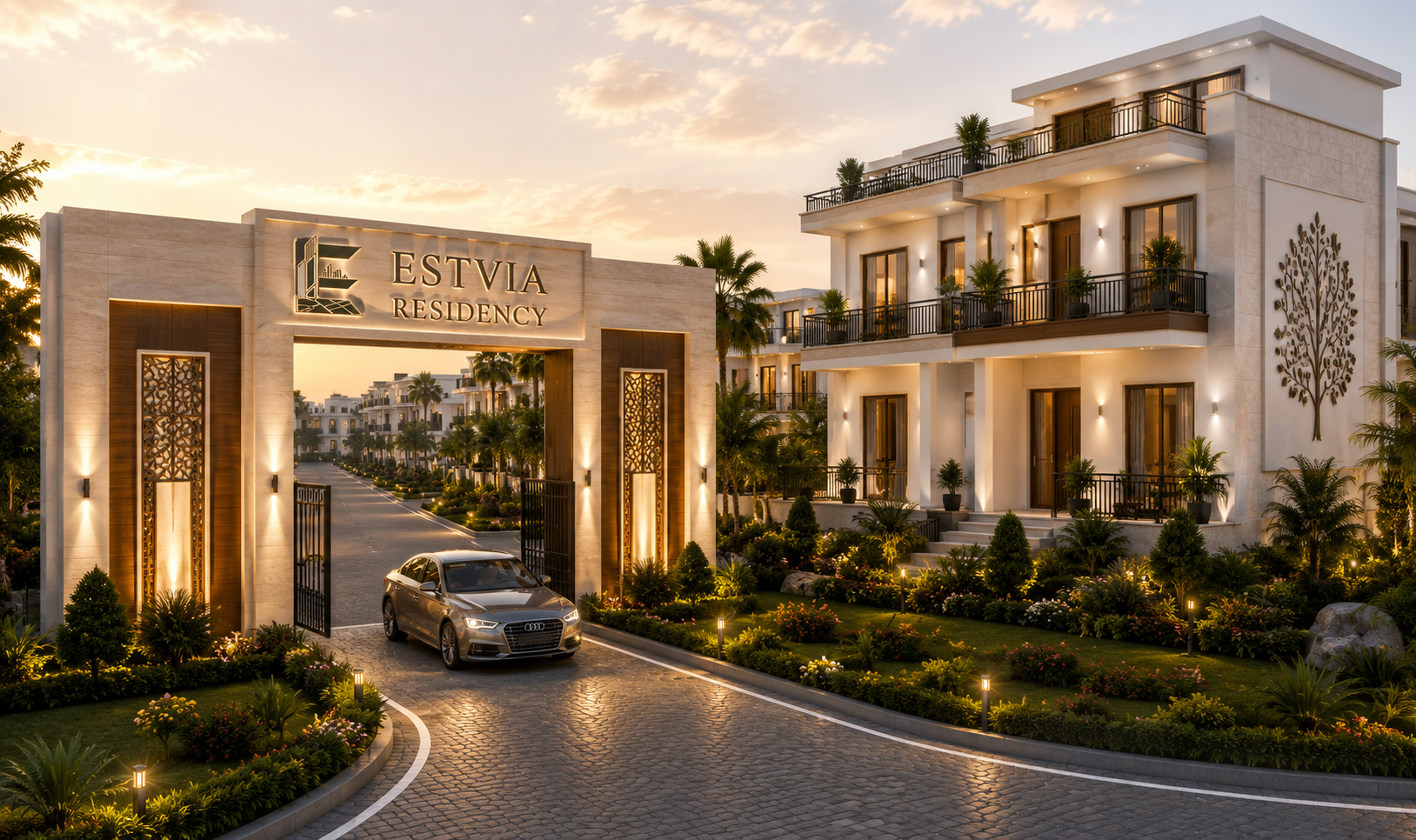 Estvia Residency front
